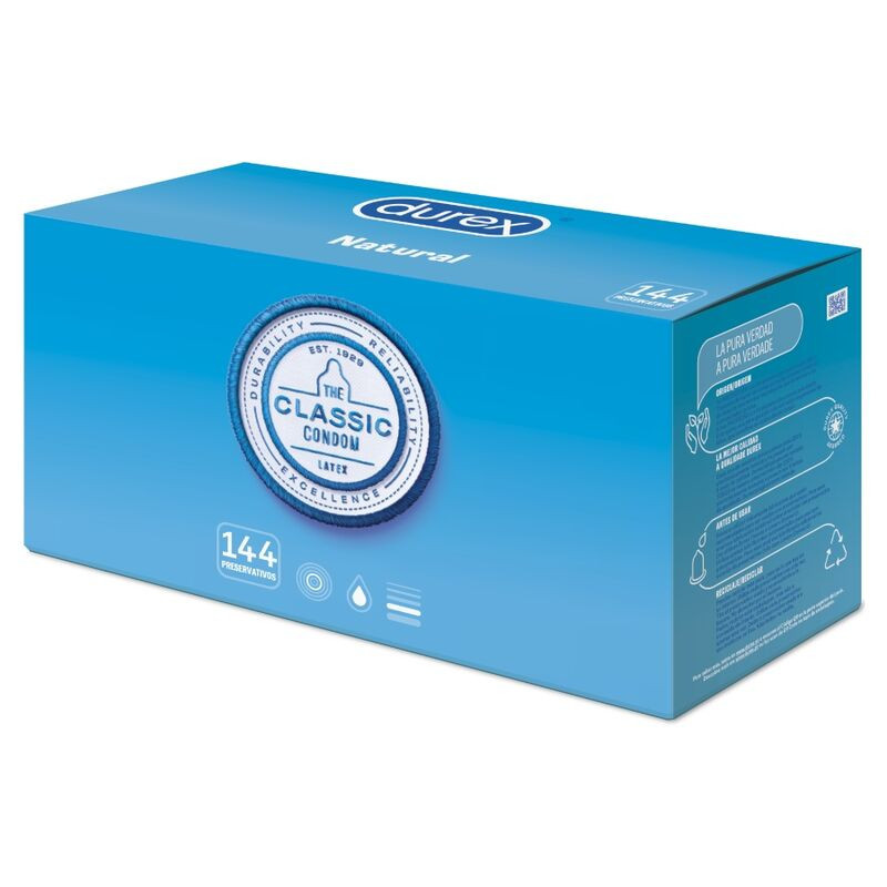 DUREX - PRESERVATIVOS NATURALES 144 UNIDADES