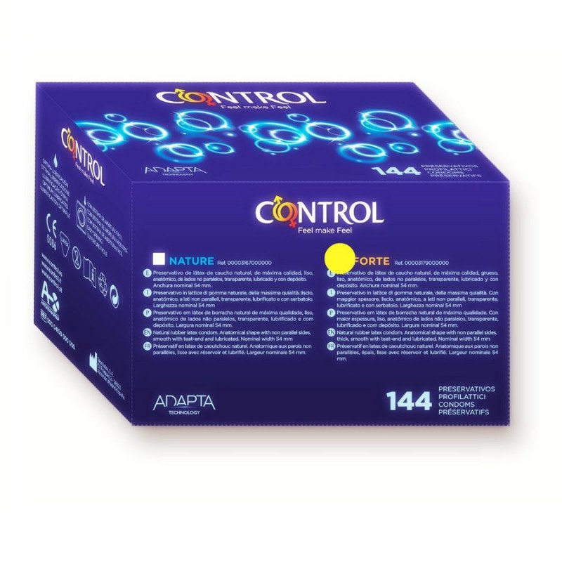 CONTROL - PRESERVATIVOS NATURE FORTE 144 UNIDADES