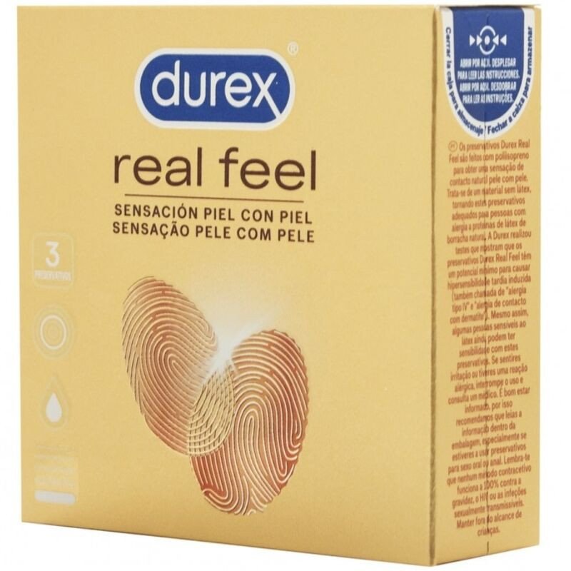 DUREX REAL FEEL PRESERVATIVOS 3 UDS