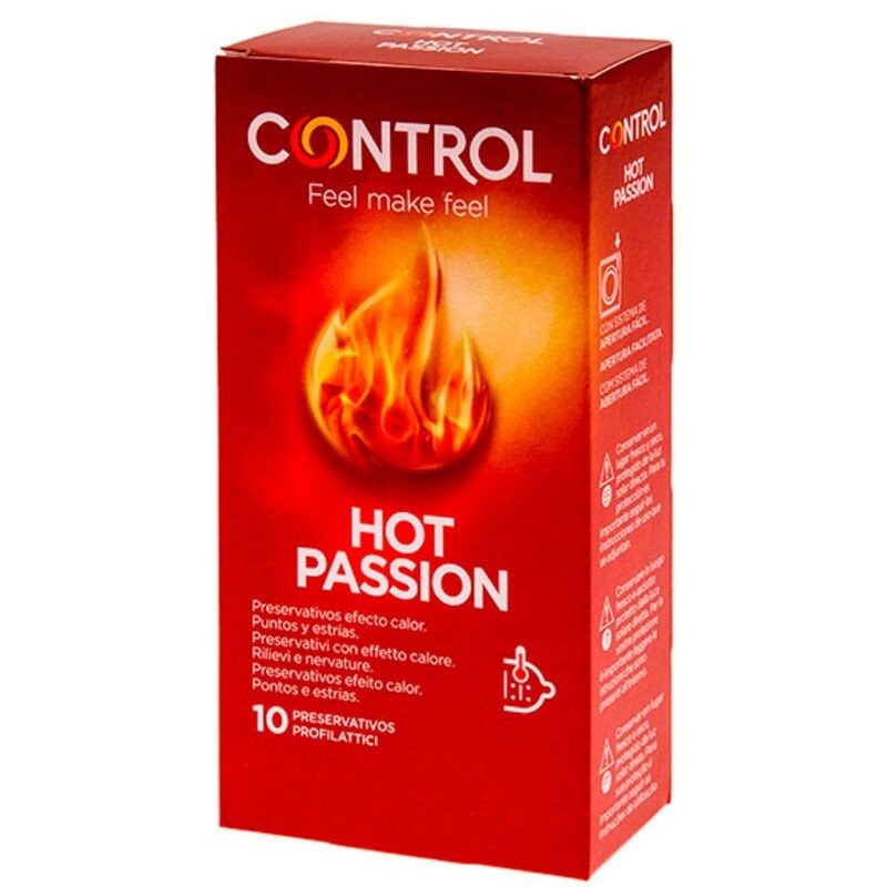 CONTROL - EFECTO DE CALENTAMIENTO HOT PASSION 10 UNIDADES