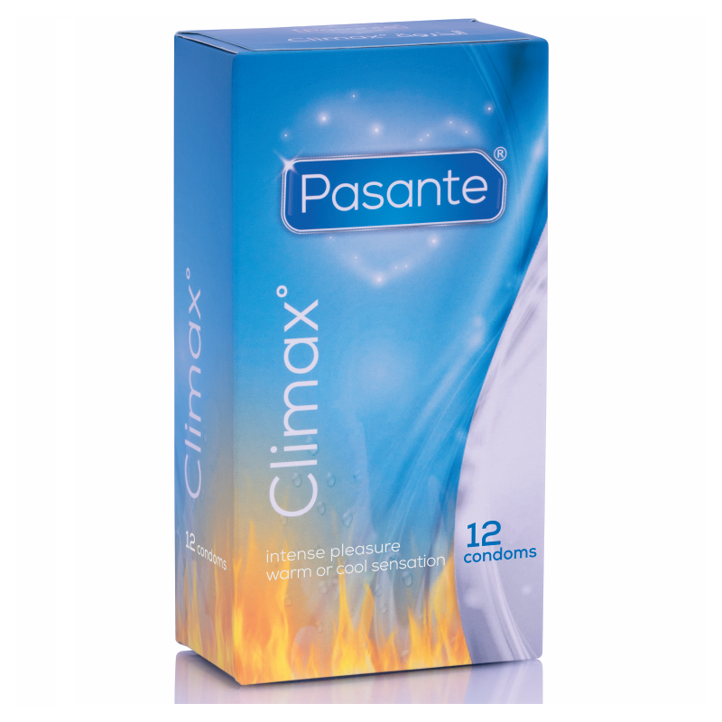 PASANTE - CLIMAX 6 EFECTO CALOR + 6 EFECTO FRÍO / 12 UNIDADES