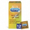 DUREX - PRESERVATIVOS DE SENSIBILIDAD REAL SIN LÁTEX - 12 UNIDADES