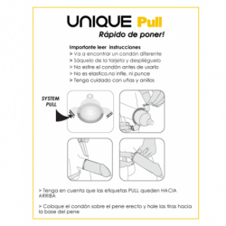 UNIQ - PRESERVATIVOS SIN LÁTEX CON TIRAS, 3 UNIDADES