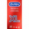 DUREX - PRESERVATIVOS SENSITIVE XL EXTRA GRANDES 10 UNIDADES