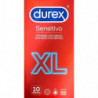 DUREX - PRESERVATIVOS SENSITIVE XL EXTRA GRANDES 10 UNIDADES