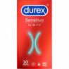 DUREX - SENSITIVE SLIM FIT 10 UNIDADES