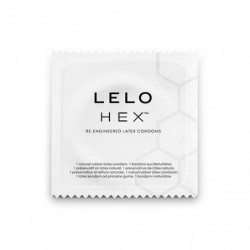 LELO - CAJA DE PRESERVATIVOS HEXAGONALES, 36 UNIDADES