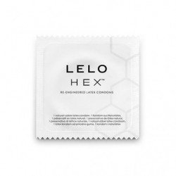 LELO - CAJA DE PRESERVATIVOS HEXAGONALES, 36 UNIDADES