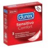 DUREX - PRESERVATIVOS PARA PERSONAS SENSIBLES - 3 UNIDADES