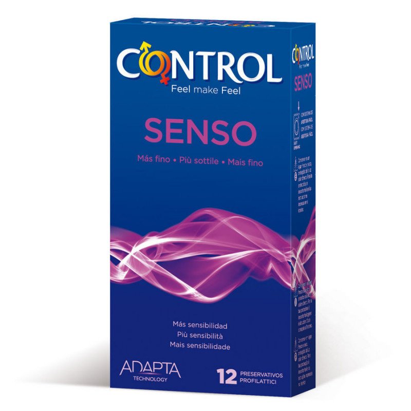 CONTROL - PRESERVATIVOS ADAPTA SENSO 12 UNIDADES