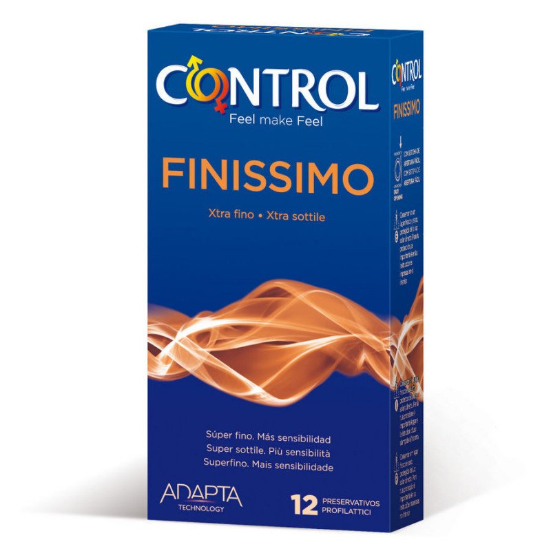 CONTROL - CONDONES FINISSIMO 12 UNIDADES