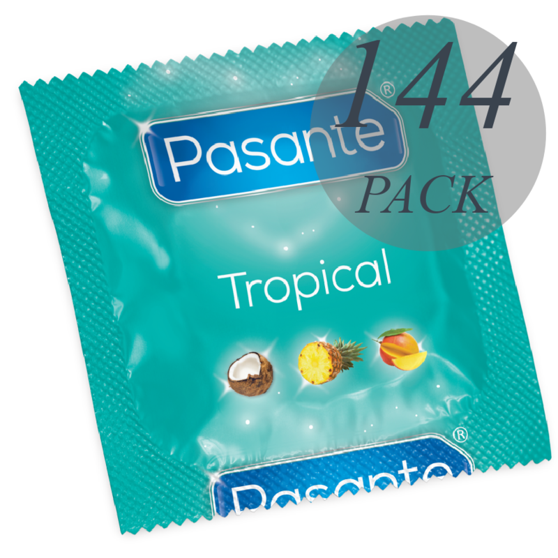 PRESERVATIVOS - BOLSA TROPICAL 144 UNIDADES