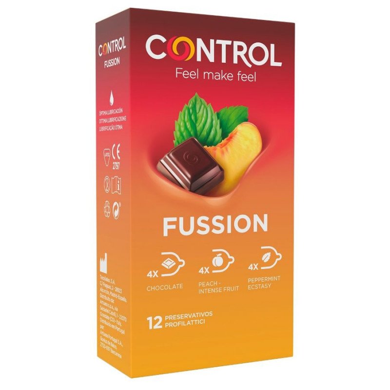 CONTROL - PRESERVATIVOS FUSSION 12 UNIDADES