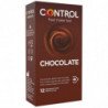 CONTROL - PRESERVATIVOS DE CHOCOLATE ADAPTA 12 UNIDADES
