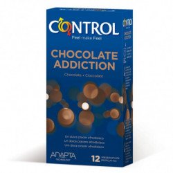 CONTROL - PRESERVATIVOS DE CHOCOLATE ADAPTA 12 UNIDADES