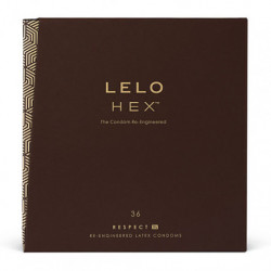 LELO - PRESERVATIVOS HEX RESPECT XL PAQUETE DE 36