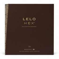 LELO - PRESERVATIVOS HEX RESPECT XL PAQUETE DE 36
