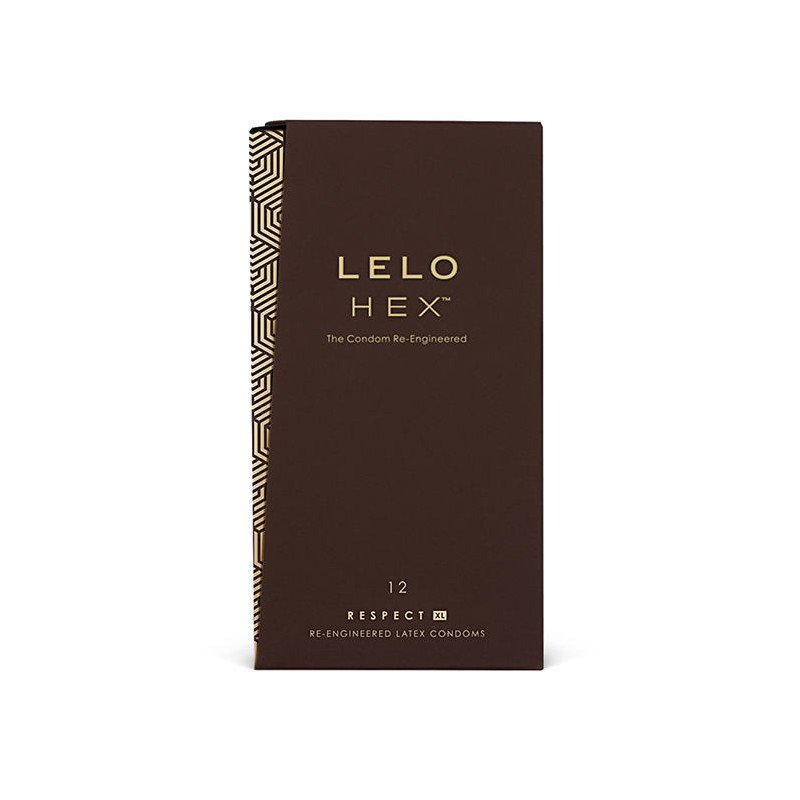 LELO HEX CONDOMS RESPECT XL 12 PACK