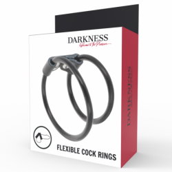 DARKEST - ANILLO PARA PENE DOBLEMENTE FLEXIBLE