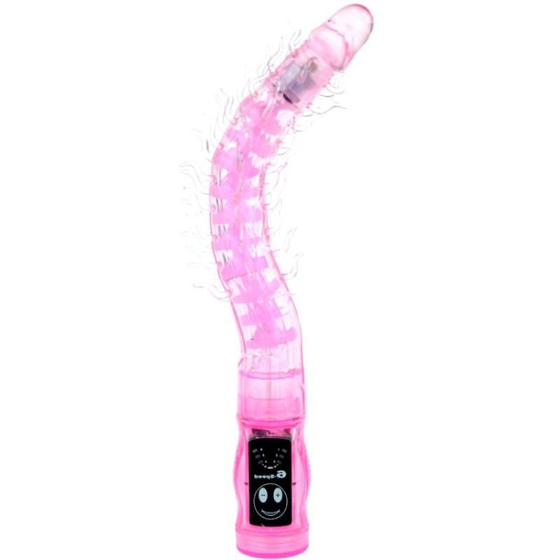 BAILE - VIBRADOR DE ESPINAS ESTIMULADOR ROSA