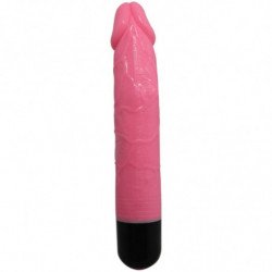 COLORFUL SEX VIBRADOR REALISTICO ROSA 23 CM