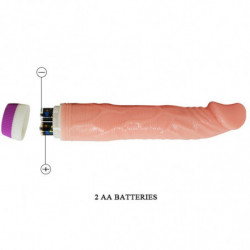BAILE - VIBRADOR NATURAL REALISTA DE 22 CM