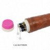 BAILE - VIBRADOR ONDAS DE PLACER 23 CM MARRÓN