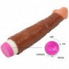 WAVES OF PLEASURE VIBRADOR REALÍSTICO MARRON 23 CM