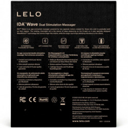 LELO - IDA WAVE MASAJEADOR PARA PAREJAS NEGRO