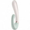 SATISFYER - APLICACIÓN DE VIBRADOR DE ONDAS DE CALOR BLANCO