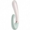 SATISFYER HEAT WAVE VIBRADOR - BLANCO