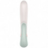SATISFYER - APLICACIÓN DE VIBRADOR DE ONDAS DE CALOR BLANCO