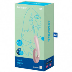 SATISFYER - APLICACIÓN DE VIBRADOR DE ONDAS DE CALOR ROSA