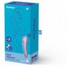 SATISFACTOR - VIBRADOR DE PULSOS DE AIRE DE DOBLE PLACER MALVA