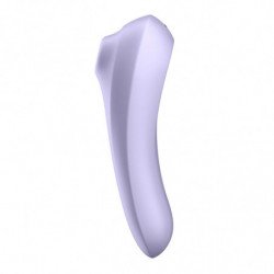 SATISFACTOR - VIBRADOR DE PULSOS DE AIRE DE DOBLE PLACER MALVA