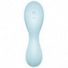 SATISFACTOR - CURVY TRINITY 5 ESTIMULADOR DE PULSO DE AIRE Y VIBRADOR CON APLICACIÓN AZUL