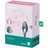 SATISFACTOR - APLICACIÓN DE VIBRADOR DE ANILLO BULLSEYE GRIS