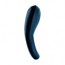 SATISFACTOR - APLICACIÓN DE VIBRADOR DE DOBLE ANILLO ÉPICO AZUL