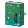 SATISFACTOR - APLICACIÓN DE VIBRADOR DE DOBLE ANILLO ÉPICO AZUL