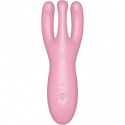 SATISFYER THREESOME 4 VIBRADOR - ROSA