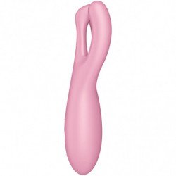 SATISFYER THREESOME 4 VIBRADOR - ROSA