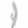 SATISFACTOR - VIBRADOR DE DOBLE FLEXIÓN APLICABLE BLANCO