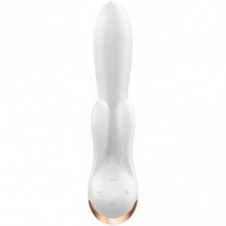 SATISFACTOR - VIBRADOR DE DOBLE FLEXIÓN APLICABLE BLANCO