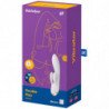 SATISFACTOR - VIBRADOR DE DOBLE FLEXIÓN APLICABLE BLANCO