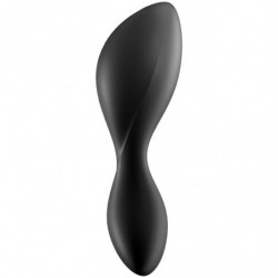 SATISFYER - APLICACIÓN DE ENCHUFES VIBRADORES DE TENDENCIA NEGRO