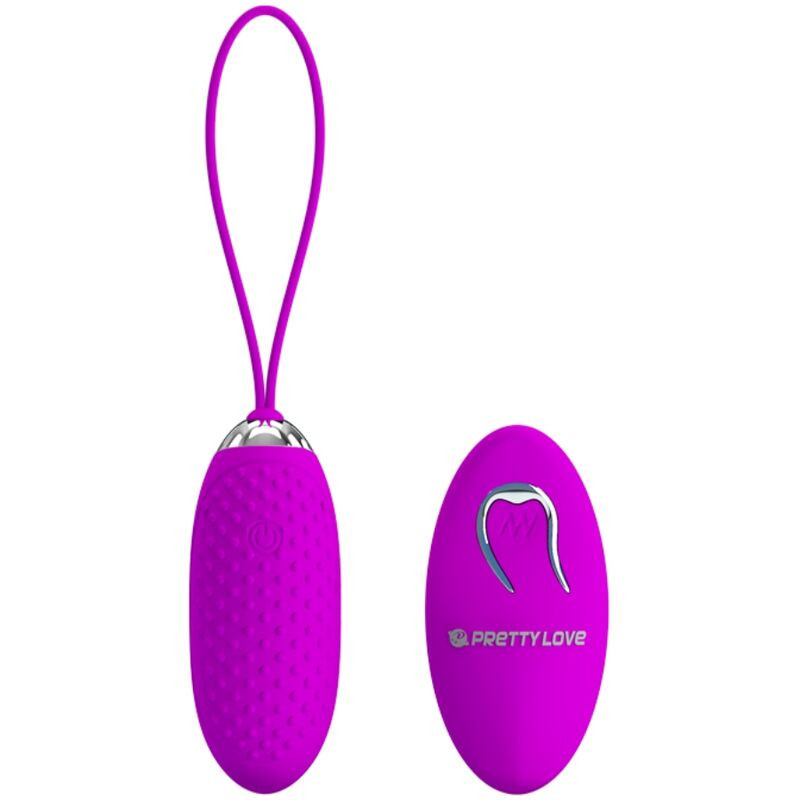 PRETTY LOVE - HUEVO VIBRATORIO JOANNA CON CONTROL REMOTO Y 12 MODOS