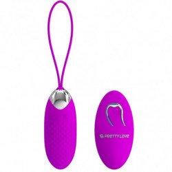 PRETTY LOVE - HUEVO VIBRATORIO JOANNA CON CONTROL REMOTO Y 12 MODOS