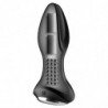 SATISFACTOR - ROTATOR PLUG 2+ PLUG VIBRATORIO APP NEGRO