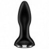 SATISFACTOR - ROTATOR PLUG 2+ PLUG VIBRATORIO APP NEGRO