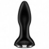 SATISFYER - ENCHUFE ROTATORIO 2+ ENCHUFE VIBRATORIO APLICACIÓN NEGRO